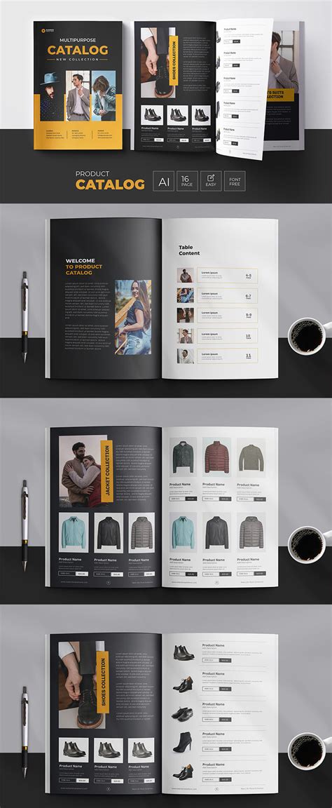 Product Catalogue Template Or Catalog Design