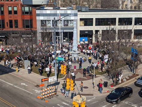 Grand Rapids protesters show up in the hundreds to join global "Day of ...