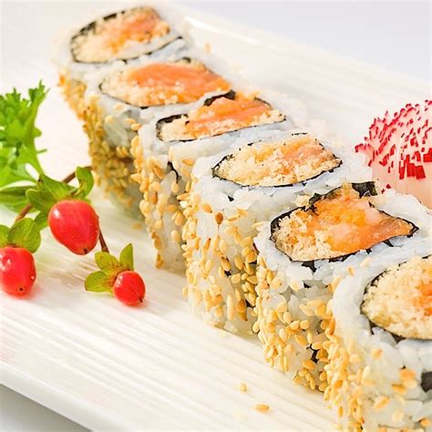 Crispy Spicy Salmon Roll 6pcs