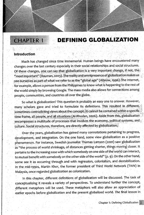 Module Reference Globalization Definition Metaphors Theories