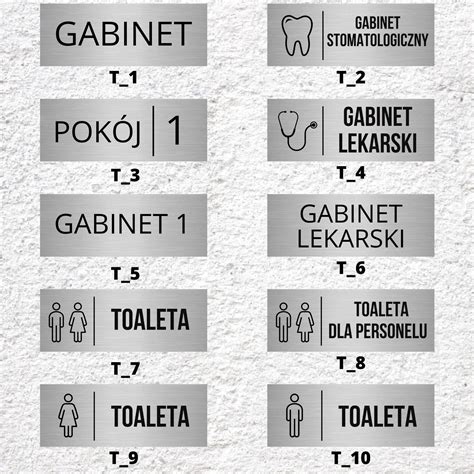 Tabliczka Tablica Toaleta Damska Wc 20X10 Modern Ceny I Opinie Ceneo Pl