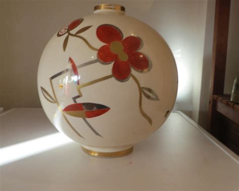 Proantic Gustave Asch Sainte Radegonde Gros Vase Boule Art Deco