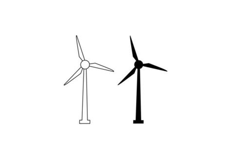 Wind Turbine Vector Art Icons And Graphics For Free Download