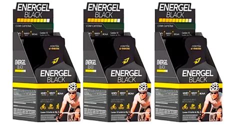 Kit 3x Energel Black Cx10 Sachês Bodyaction Sabores MercadoLivre