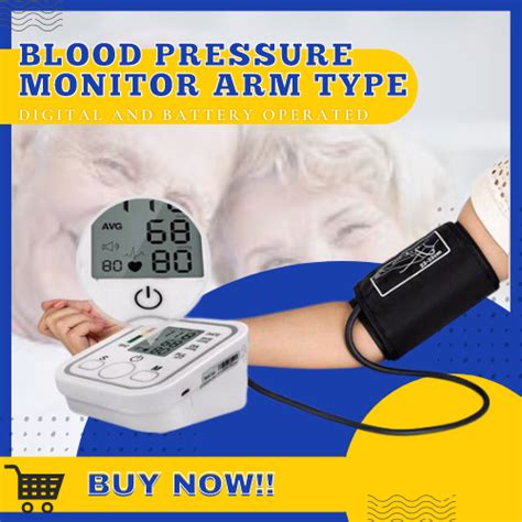 Medical Upper Arm Blood Pressure Monitor Automatic Digital LCD Cuff