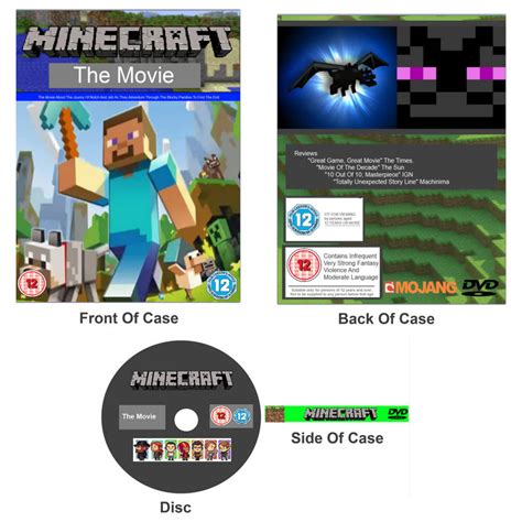 Minecraft The Movie Dvd Case By Simonpaint On Deviantart