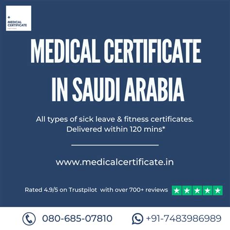 Medical Certificate in Saudi Arabia - Authentic, Secure & Convenient ...