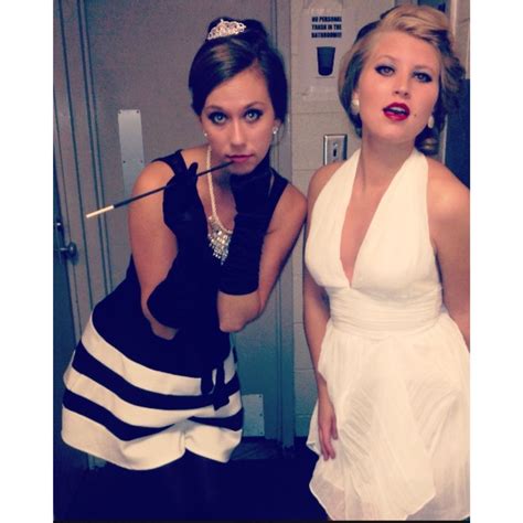 Marilyn Monroe And Audrey Hepburn Halloween Costume Halloween