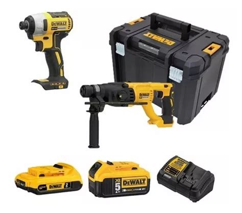 Kit Taladro Rotomartillo Y Llave Impacto Dck260d1p1t Dewalt Meses Sin