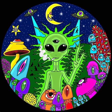 Alien Painting Trippy Painting Arte Alien Alien Art Trippy Alien