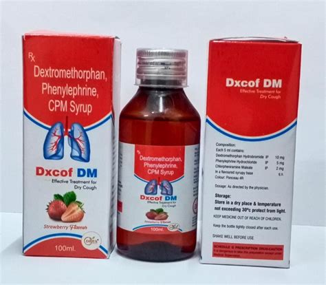 Dxcof Dm Syrup Packaging Size 100 Ml At Rs 75bottle In Sas Nagar