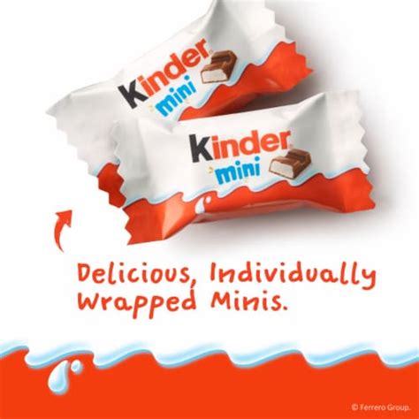 Kinder Chocolate Mini Milk Chocolate Bar With Creamy Milky Filling Halloween Candy 7 2 Oz Ralphs