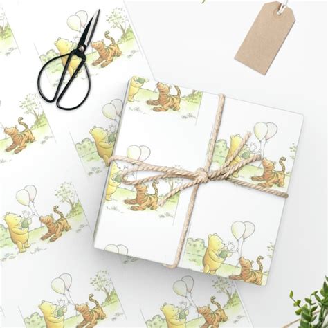 Winnie the Pooh Wrapping Paper Premium Gift Wrap - Etsy