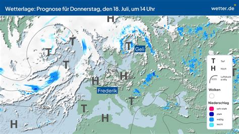 Wetter Und Wetterthemen Am Hochsommer Mit Temperaturen