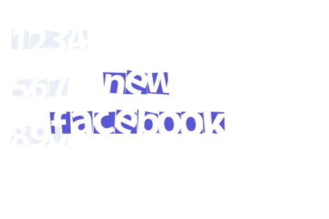 new facebook - Font Free Download