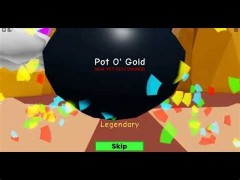 Roblox Bubble Gum Simulator Bgs Pot O Gold Youtube