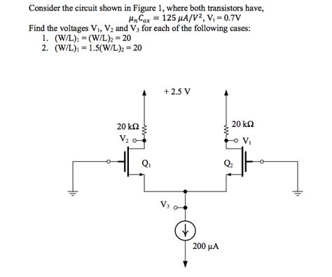 Solved Consider The Circuit Shown In Figure 1 Where Both