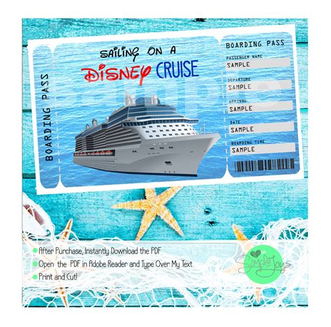 Free Printable Disney Cruise Ticket Printable Word Searches