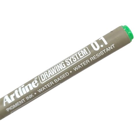 Bút Vẽ Kỹ Thuật 01 Mm Artline Ek 231 Gr Màu Xanh Lá