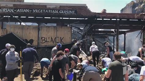 Hundreds cleanup Lake Street in Minneapolis following riots | kare11.com