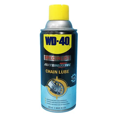 Wd 40 Chain Lube Automotive Specialist 360ml Wd40 Chain Lubricant