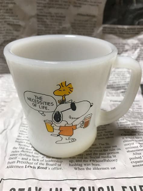 Fire King ファイヤーキング Peanuts Snoopy And Woodstock Aandw Root Beer ピーナッツ スヌーピー