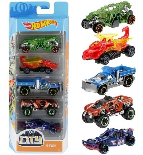Hot Wheels Set Autitos Surtidos Flames Speedblur Hottruck City Naranja MercadoLibre