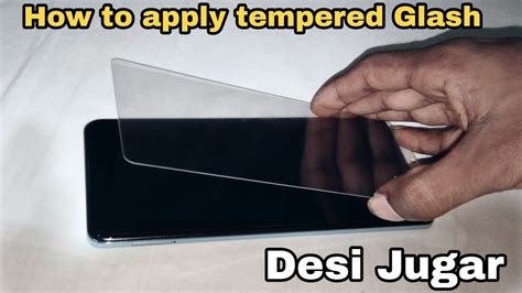 Mobile Me Glass Kaise Lagaye How To Apply Tempered Glass Screen