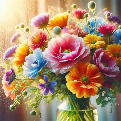 Premium Photo | Colorful bouquet