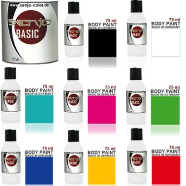 Pintura Aerografia Senjo Bodypaint Kit Colores