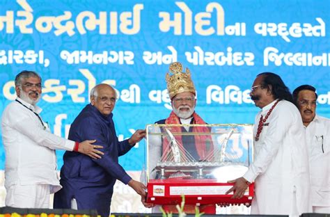 Modi Lays Foundation Stone Inaugurates And Dedicates To The Nation