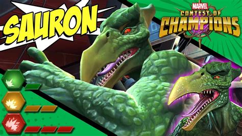 Sauron All Special Attacks Marvel Contest Of Champions Youtube