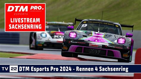 Re Live Rennen Sachsenring Dtm Esports Championship Powered