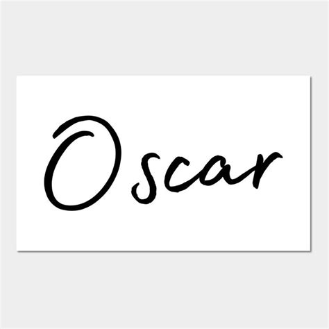 Oscar Name Calligraphy by word-minimalism | Oscar name, Names, Words