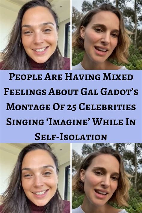 People Are Having Mixed Feelings About Gal Gadots Montage Of 25