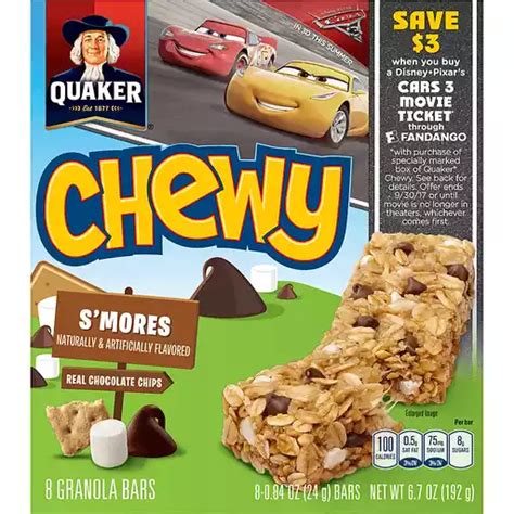 Quaker Chewy Granola Bars Nutrition Facts Besto Blog