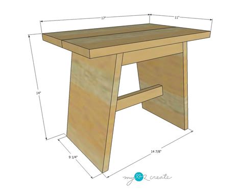 Easy Diy Wood Stool Woodworking Plans Remodelaholic