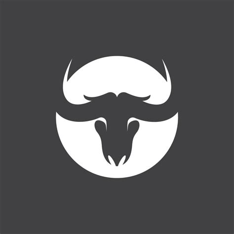 Bull Horn Logo Vector Template 21057287 Vector Art at Vecteezy