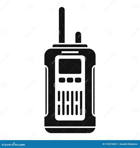 Estilo Simple Del Icono De Supervivencia Walkie Talkie Ilustraci N Del