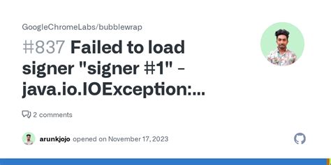 Failed To Load Signer Signer 1 Java Io IOException Integrity