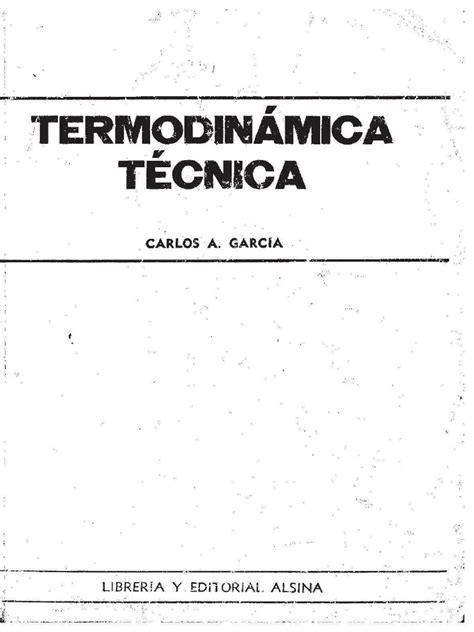 Termodinámica Técnica García Cap 01 Conceptos Pdf Ejercicio