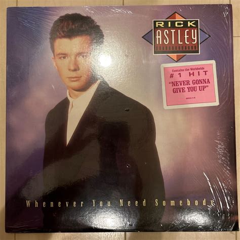 Yahooオークション Rick Astley Lp Whenever You Need Sowebodyus盤