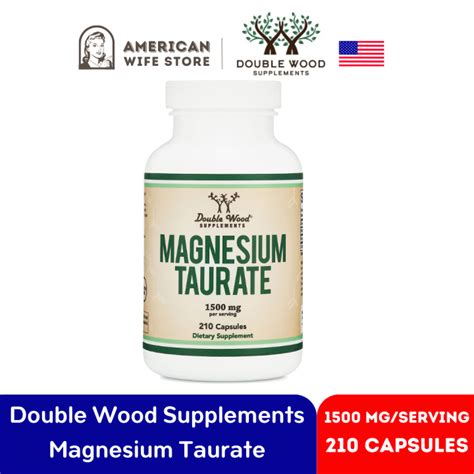 Magnesium Taurate Double Wood Mg Capsules