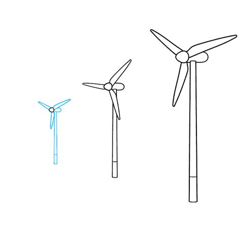 How To Draw A Wind Turbine Really Easy Drawing Tutorial