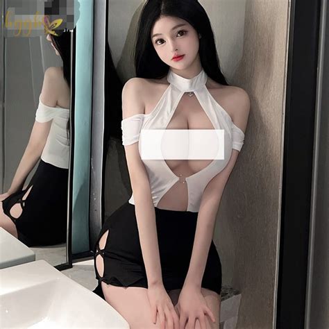 HGGBS 𝐑𝐄𝐀𝐃𝐘 𝐒𝐓𝐎𝐂𝐊 Women Lingerie Bodysuit Uniform Cosplay Costume Set