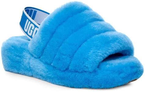 UGG Fluff Yeah Genuine Shearling Slide Women Nordstrom Fluffy