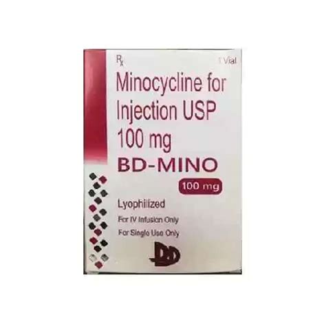 Bd Mino Minocycline Mg Injection At Rs Box In Umred Id