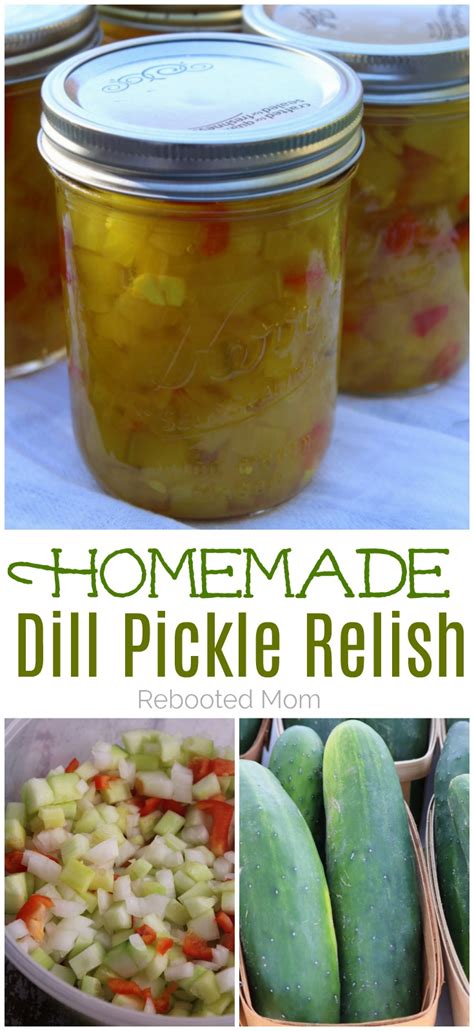 Homemade Dill Pickle Relish