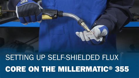 Setting Up Self Shielded Flux Cored Millermatic Youtube