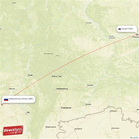 Direct Flights From Naberezhnye Chelny To Surgut NBC To SGC Non Stop